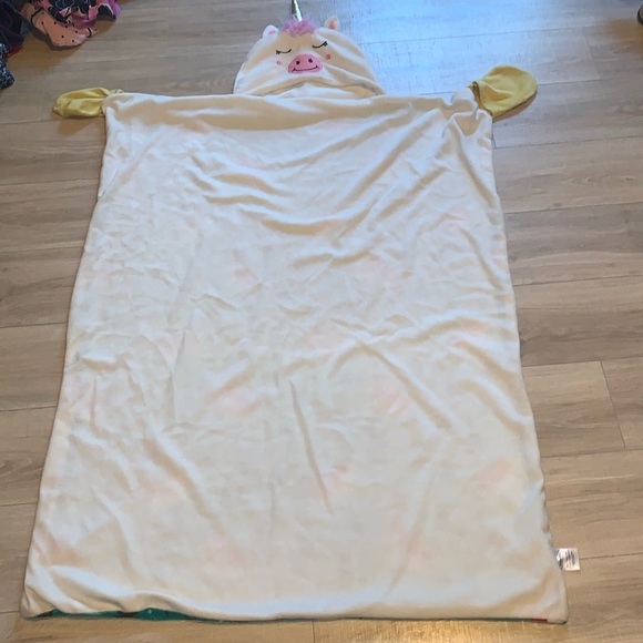 Holiday Home Hooded Unicorn Throw Blanket - Picture 3 of 7